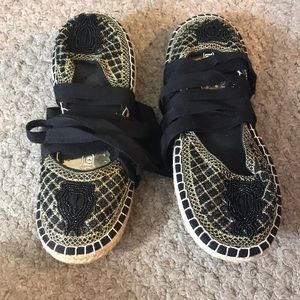 Espadrille Tie up Sandals